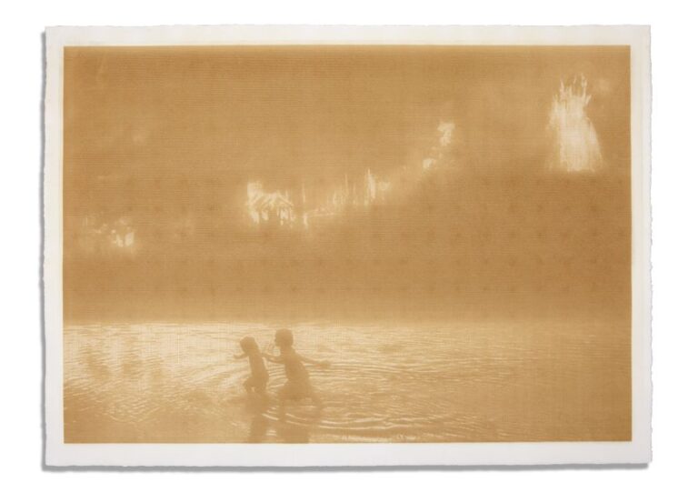 Disasters of Climate Change XVI — Nowhere Left to Go (after Goya), 2021.