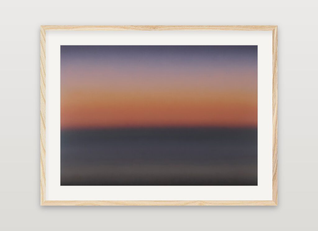 After Caspar David Friedrich: Greifswald in Moonlight (photo), 2025 — framed