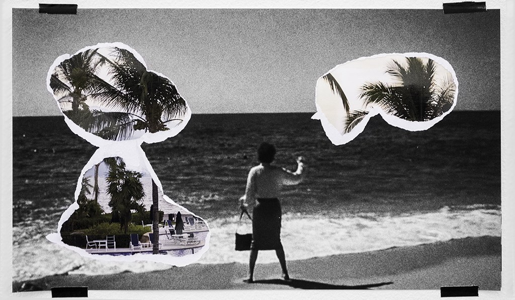 The Night of the Iguana Revisited, 2015. Collage