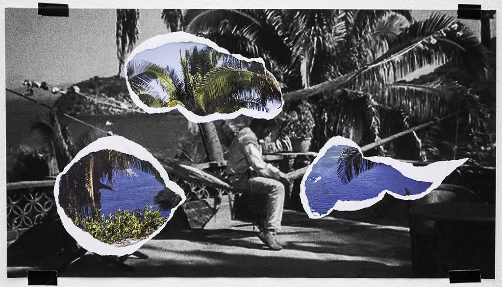 The Night of the Iguana Revisited, 2015. Collage