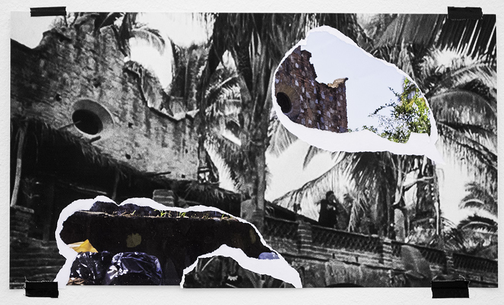 The Night of the Iguana Revisited, 2015. Collage