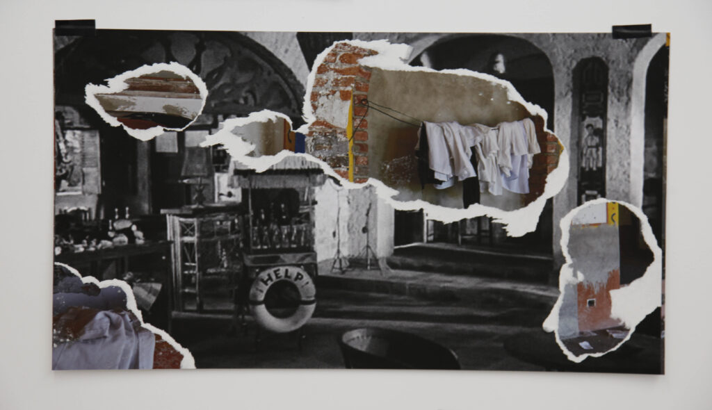 The Night of the Iguana Revisited, 2015. Collage