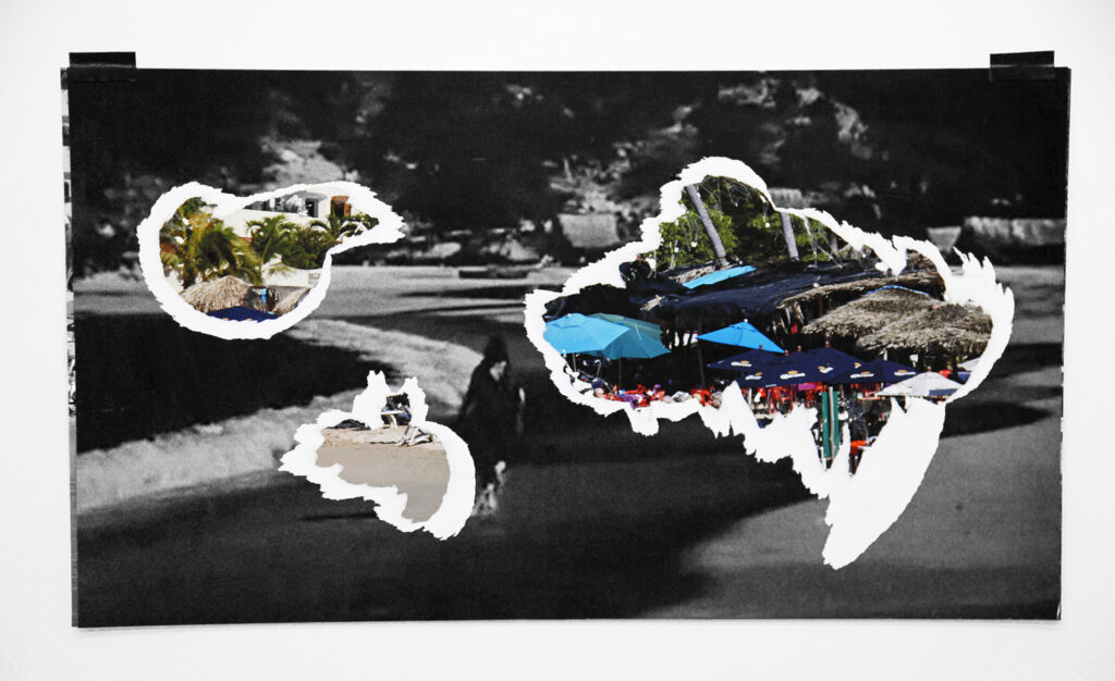 The Night of the Iguana Revisited, 2015. Collage