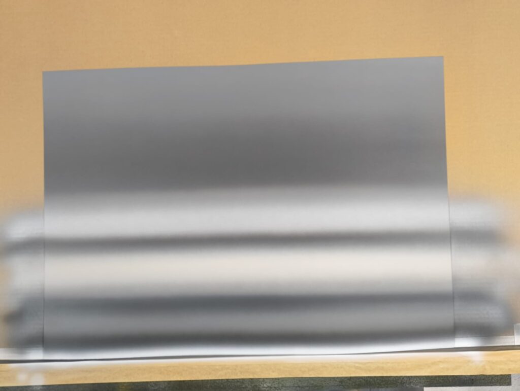 In the studio: airbrush on art board, painted by hand