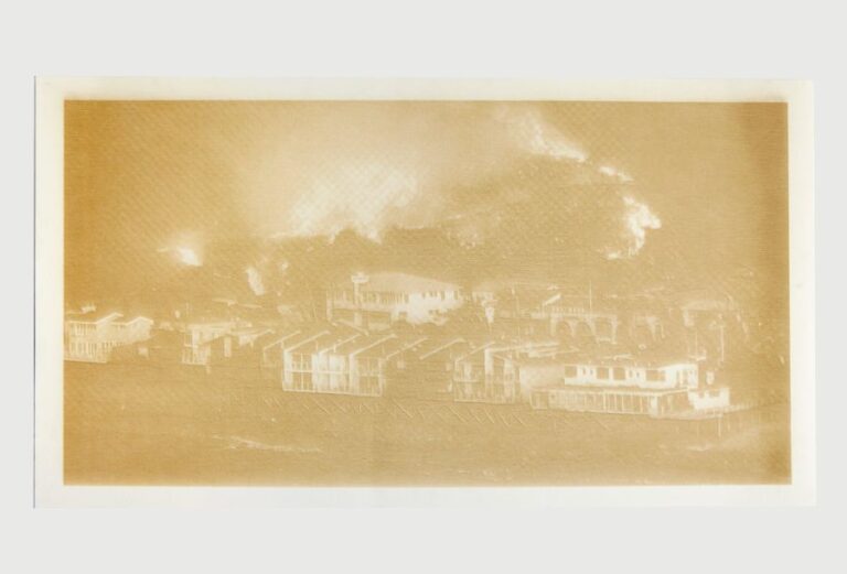 Disasters of Climate Change — Laser Prints California Wildfires 2019