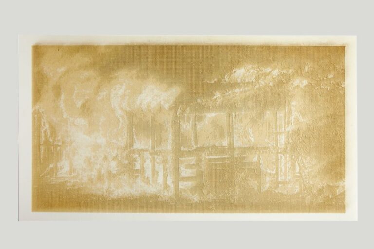 Disasters of Climate Change — Laser Prints California Wildfires 2019