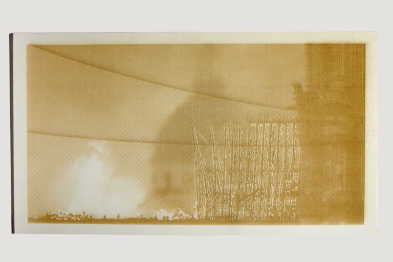 Disasters of Climate Change — Laser Prints California Wildfires 2019