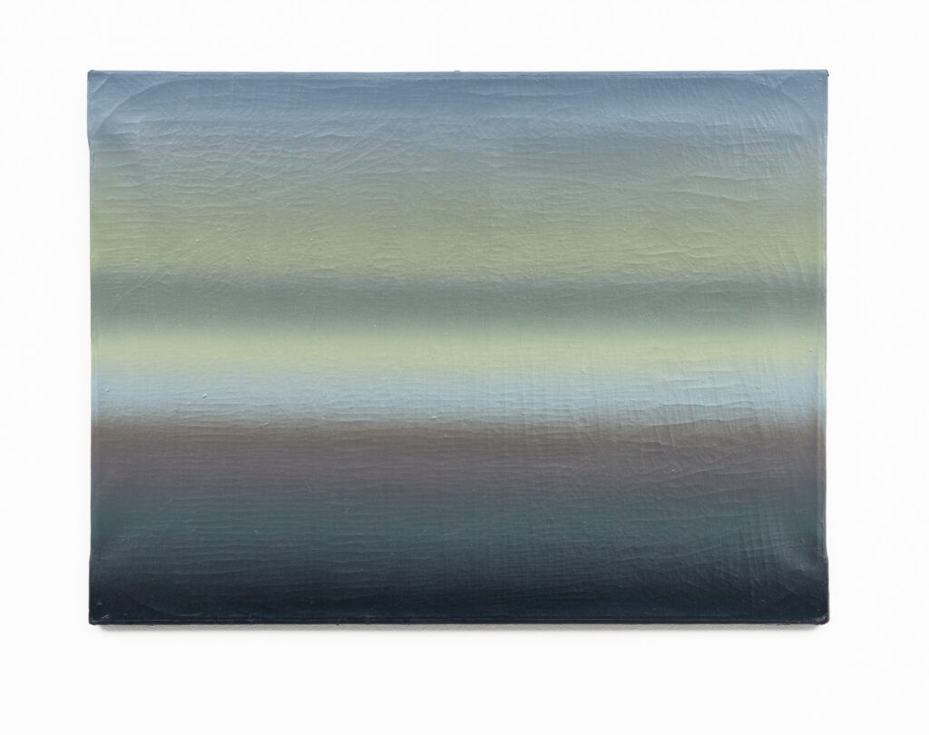 Fading Horizons, 2025. Airbrush.