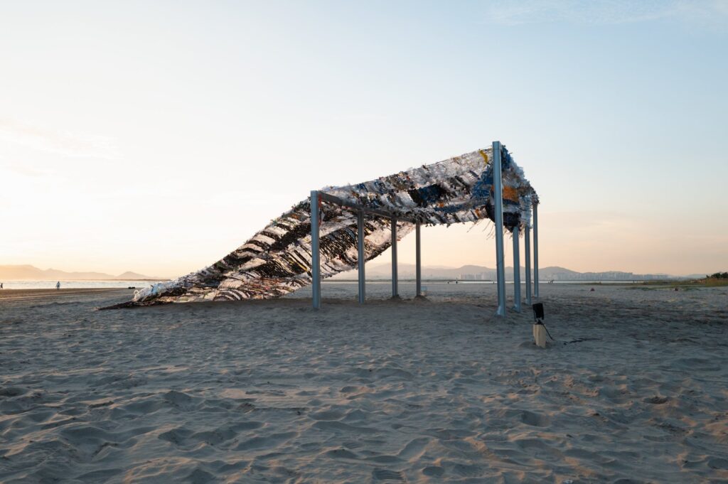Making Something out of Nothing, Busan Biennale 2025 — Canopy GoldenHour
