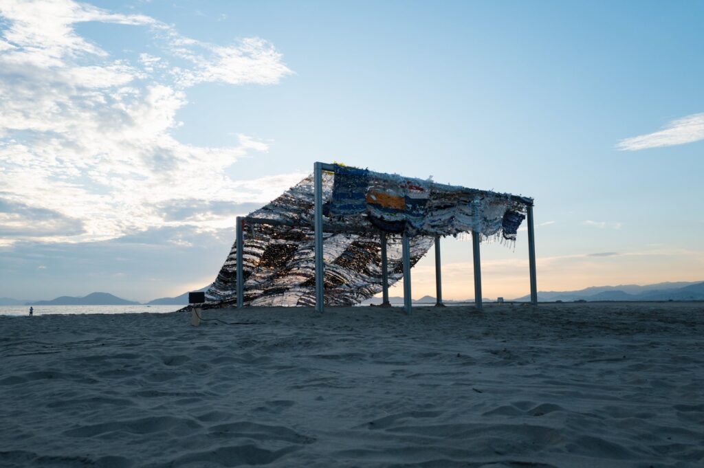 Making Something out of Nothing, Busan Biennale 2025 — Canopy Sunset Wide
