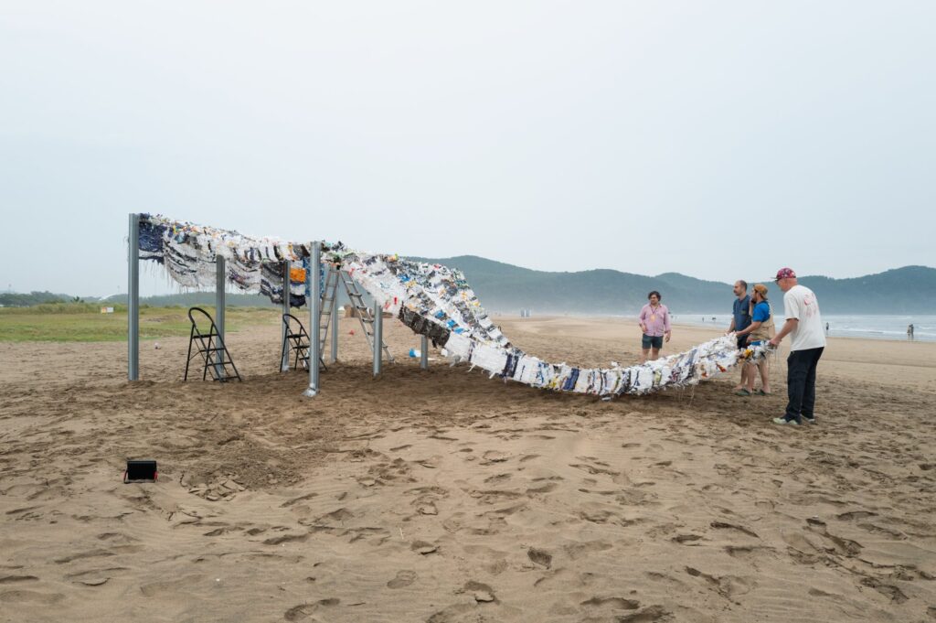 Making Something out of Nothing, Busan Biennale 2025 — Install Canopy Sea
