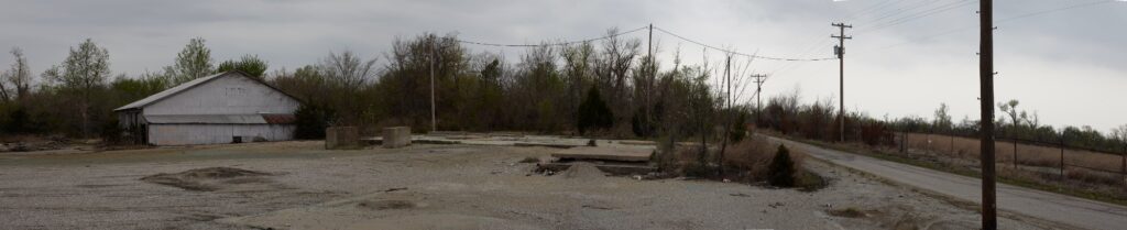 Picher, Oklahoma, c. 2011. Panoramic photograph.