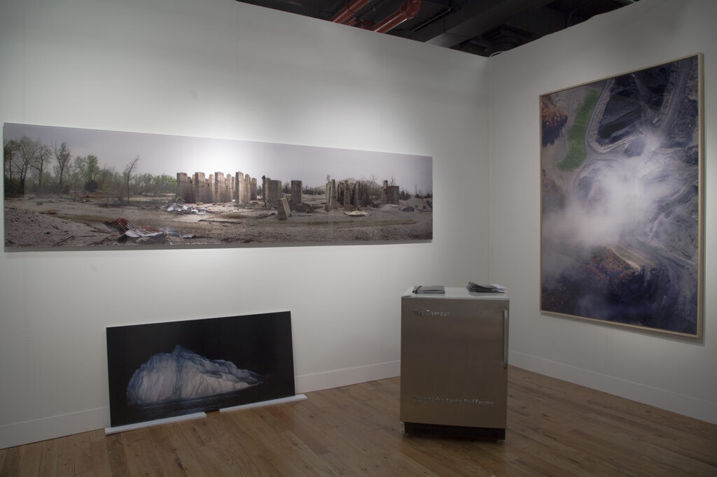 Booth with the fridge, Volta NY, Galerie Heike Strelow, 2013