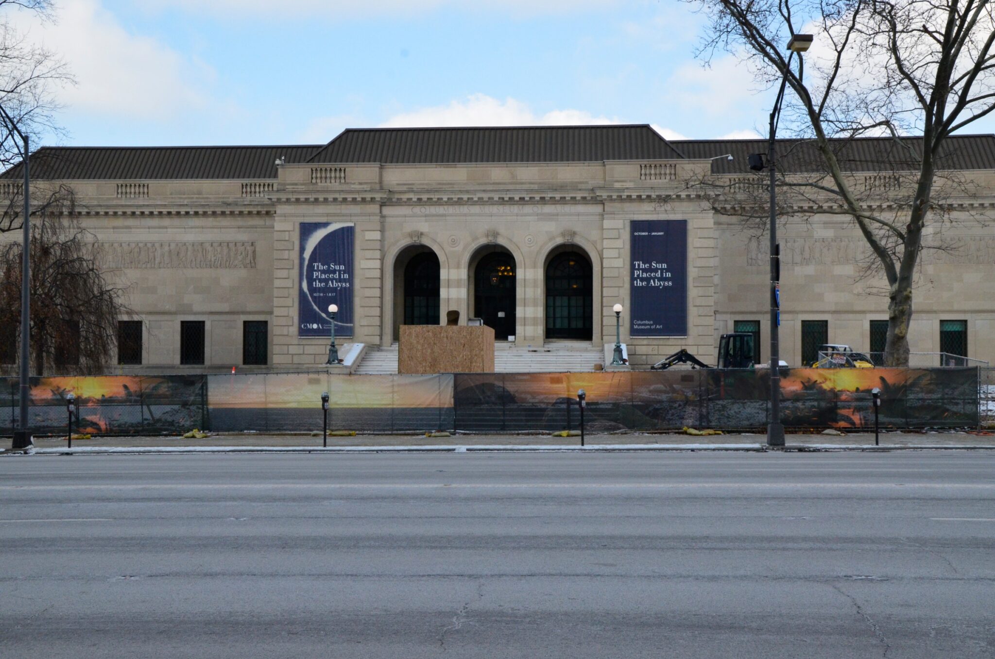 Mathias Kessler, Sunset in Simulacrum, Columbus Museum of Art, Ohio, The Sun Placed in the Abyss, 2016–17.