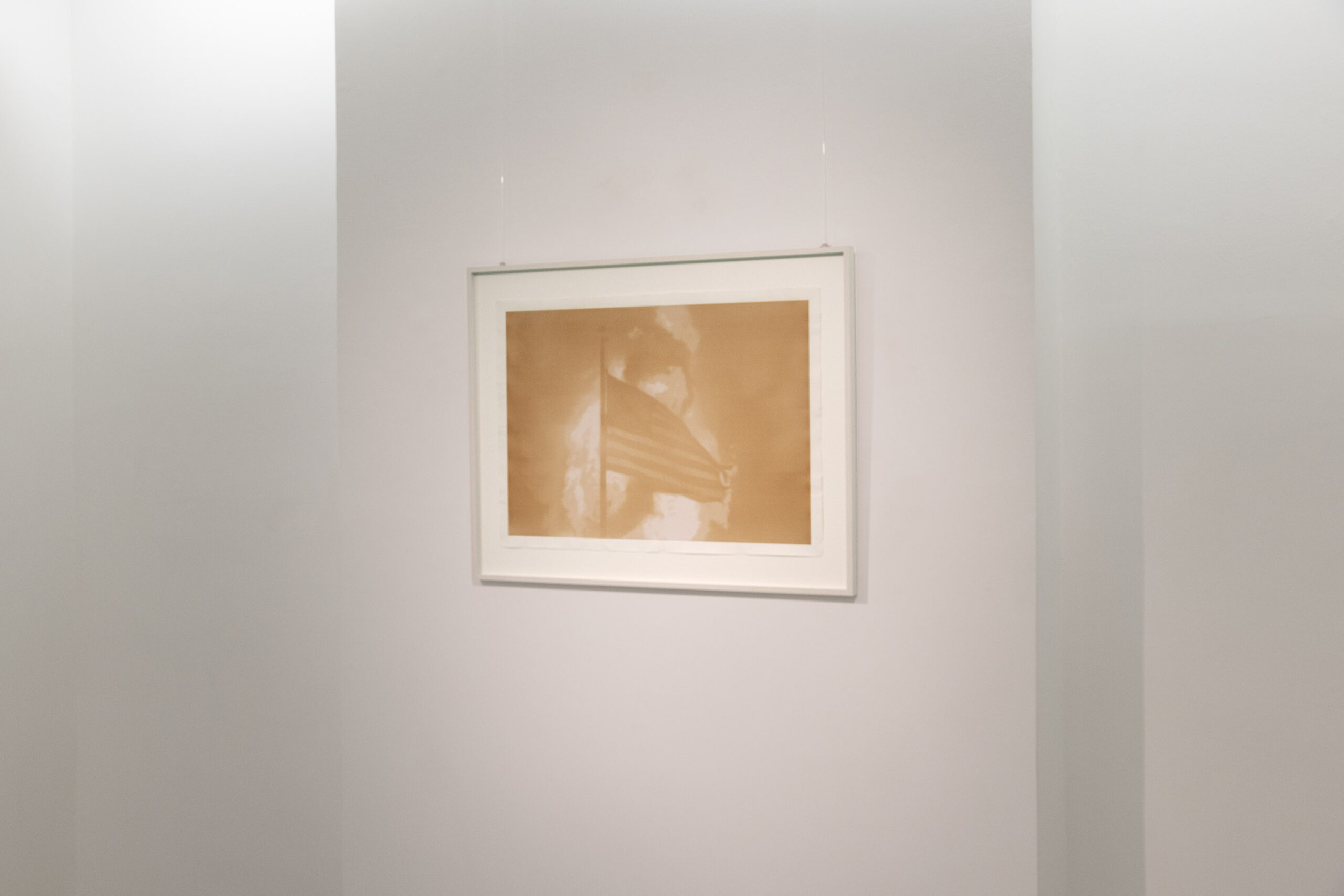 Disasters of Climate Change (after Goya), laser-burned print, installation view, Austrian Cultural Forum London, 2022.